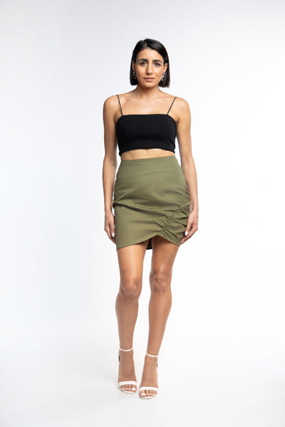 Ruched Skirt