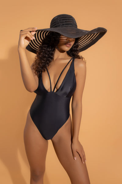 Deep V-neck Swimsuit